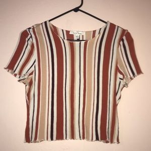 Striped Crop Top